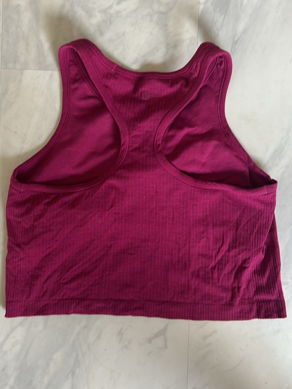 Lululemon size 12 ribbed crop top